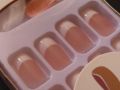 French Nails Artificial Nails Set of 24 Nails with Filer and 24 Stickers Sheet. 