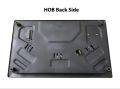 Q National 3 Burner HOB Stove New Technical Blue Flame - Silver. 