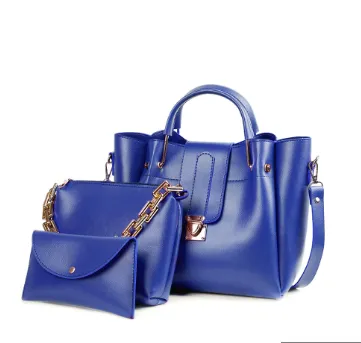 3%20Pcs%20Set%20of%20Pu%20Leather%20Hand%20Bags%20And%20Shoulder%20Bags%20For%20Women's%20-%20Image%204