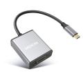 MOKiN  USB C to VGA Adapter,Thunderbolt 3 USB C(Type C) to VGA Adapter Male to Female Converter for MacBook Pro 2018/2017, iPad Pro, Samsung Galaxy S9/S8, Lenovo 900,D ell XPS 13,HP Spectre x2 Surface Go and More Newest Updated Version (Space Gray). 