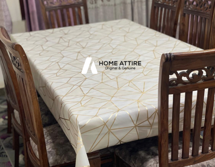 Fancy Dining Table Cover Sheet for 4, 6 and 8 Seater Tables