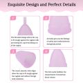 Imported Menstrual Cup Small Large Medium Silicon Menstrual Cups Large FDA Approved Reusable Long-Lasting Reusable, Soft Silicone Period Cups. 