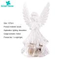 Green Home Angel Lamp Creative Shape 3D Angel Night Light Desktop Decoration. 