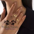 Trendy Trendy Rings Heart Rings For Girls Heart Rings for Couples Valentines Day Gift for Lover and Friends. 