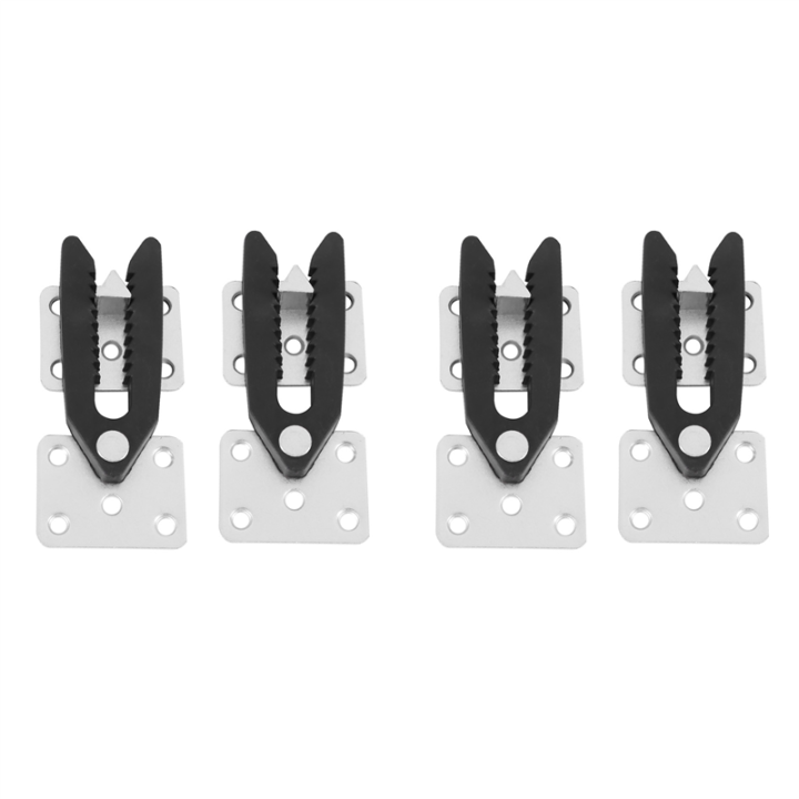 4 Pcs Sofa Couch Sectional Furniture Connector Joint Snap Alligator Style