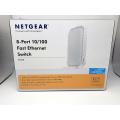 Original NETGEAR FS608 v3 8-Port Switch 10/100 Mbps with Power Supply, Plug & Play, Stand mounting and Manual, Made in United kingdom. 