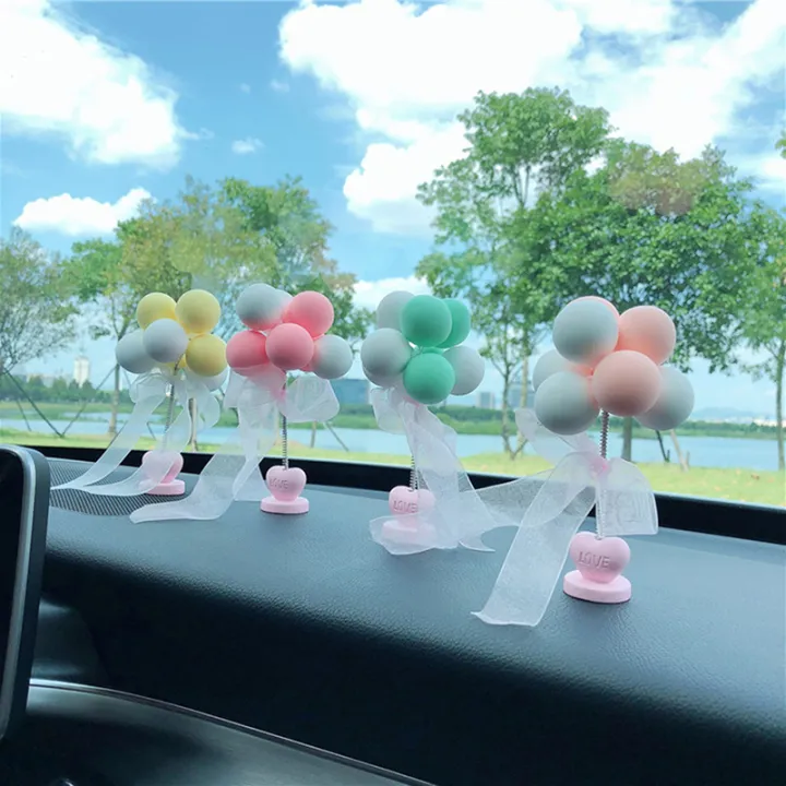 Car%20Ornaments%20Nodding%20Balloon%20Car%20Dashboard%20Decor%20Spring%20Shaking%20Head%20Toys%20Bobblehead%20Pink%20Car%20Accessory%20For%20Women%20Girls%20Gifts%20Tetuo%20-%20Image%205