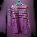 Stylish Short Kurti Women's Fashion Top Indian Ethnic Wear Slim Fit round Neck Cap Sleeve Blue White Pink Green Kameez. 