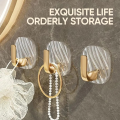 Luxury Wall Hooks Heavy-Duty Self-Adhesive Hook. 