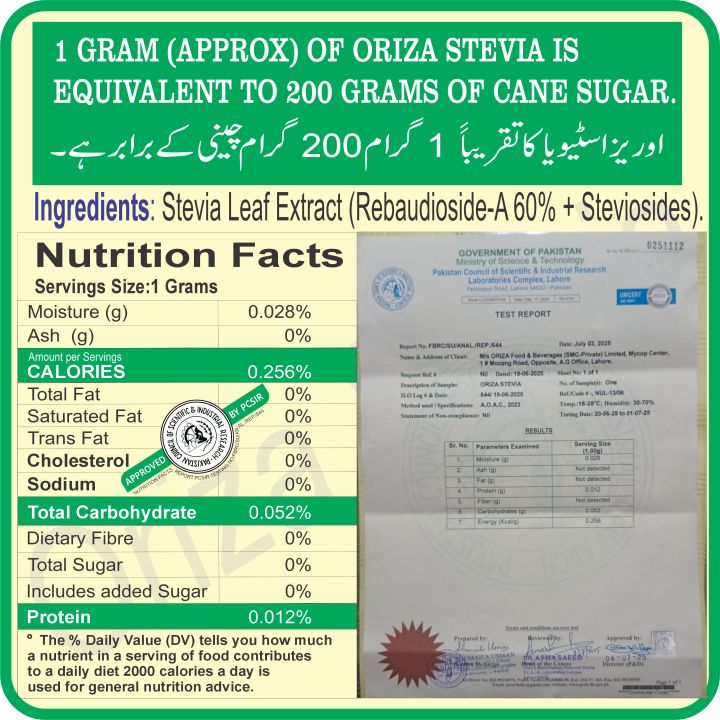 ORIZA%20STEVIA,%20HALAL,PFA,%20&%20PCSIR%20CERTIFIED,%2010%20GRAMS%20(%20ZERO%20CALORIE%20NATURAL%20SWEETENER%20)%20EXTRACT%20POWDER,%20KETO%20&%20DIABETES%20FRIENDLY.%20-%20Image%204
