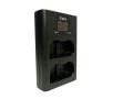 Caisi Dual USB Charger for EN-EL15 For Nikon MH-25. 