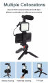 Vloging Video Making AY49 for Smartphone and DSLR Camera Vlogging Video Making Kit Studio Kits Video Recording for Shoot, Short Film, Photography Suit, Live Streaming,  Youtube, Tiktok with Microphone LED Fill Light Mini Flexible Tripod Kit With Remote. 