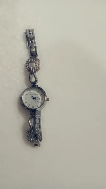 Watch%20for%20girls%7Cwoman%7Cladies%7Cgift%7CElegant%20Silver%20Bracelet%20Watch%20with%20Crystal%20Accents%20For%20girl%20and%20woman%20-%20Image%206