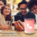 Night Light Bluetooth Speaker, Portable Wireless Bluetooth Speakers, Touch Control, Color LED Speaker, Bedside Table Light, Speakerphone/TF Card/AUX-in Supported. 