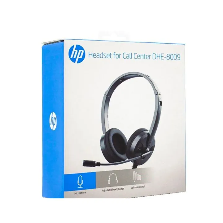 HP%20Headset%20for%20Call%20Center%20DHE-8009%20Over%20the%20Ear%20Headphone%20(Black)%20-%20Image%202