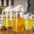 Glass Oil Bottle Creative Auto Flip Olive Oil Dispenser Bottle Vinegar Bottle. 