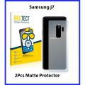 2Pcs Samsung J7 Pro Back Matte Protector For J7 Pro. 