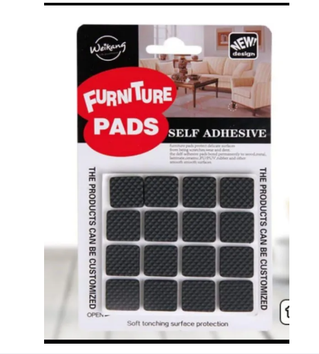 Thick Non-Slip Furniture Pads - 32 Pack of Self-Adhesive Rubber Feet for Ultimate Floor Protection