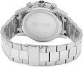 Hugo Boss Men’s Chronograph Quartz Stainless Steel Black Dial 44mm Watch 1513509 Stainless Steel Wrist Watch For Men. 