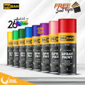 SPRAY PAINT Original MUBAH 400ml - Fast Drying, Rust-Resistant, CFC-Free for Wood, Metals, Plastic. 