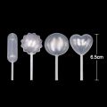 60Pcs Macaron Ketchup Ice Cream Sauce Sauce Droppers Cupcakes Stuffed Dispenser Transfer Pipettes. 