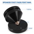 1 Sets Speaker Loudspeaker Spikes Stand Feets Audio Speaker Repair Parts Turntable DIY Speaker Stand Shock Pin Nails and Pads Accessories. 