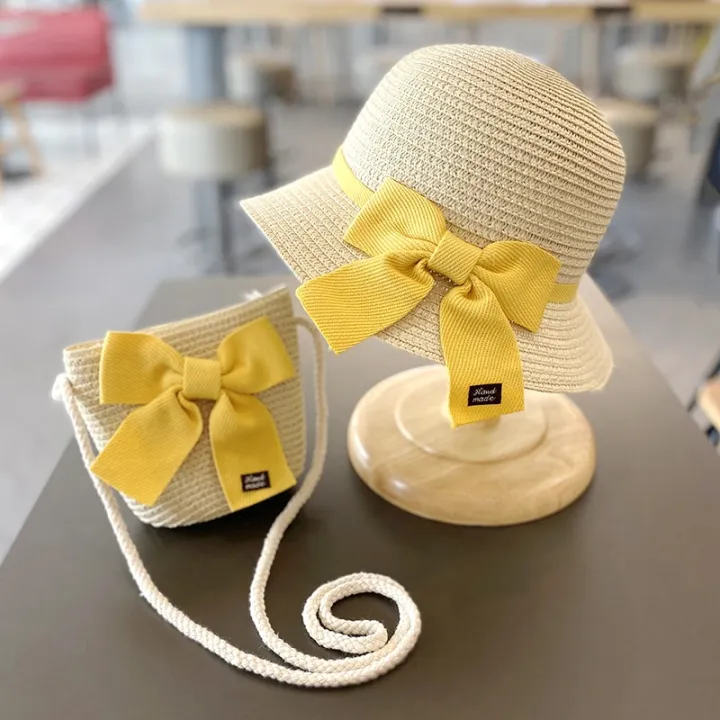 %E3%80%90HOT%E3%80%91%202-8%20Years%20Kids%20Sun%20Hat%20Girls%20Summer%20New%20Straw%20Bag%20Cap%20Set%20Baby%20Travel%20Sun%20Protection%20Beach%20Hats%20Sun%20Fisherman%20Hat%20For%20Child%20-%20Image%202