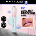 Maybelline New York Lifter Gel™ Oil-in-Gel Lip Gloss Infused with Hyaluronic Acid Blue Boba. 