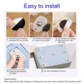 Self Adhesive Caster Wheels, Mini Swivel Wheels, Stainless Steel Paste Universal Wheel 360 Degree Rotation Sticky Pulley for Bottom Storage Box, Furniture, Storage Container, Carton, Trash Can, Bins(4 Pieces). 