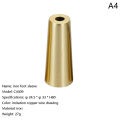 Foot Solid Brushed Iron Table Chair Cylinder Cap Protect Decor Bottom Safe Pad YULING. 