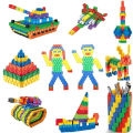 Educational Building Rocket Blocks Toy Set For Kids Boys and Girls - Early Learning Creative Brain Bricks Classic Style Block Toys Sets and Fun For Children. 