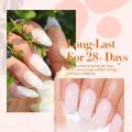 Kween Gel Nail Polish Milky Calm White Gel Nail Polish Nail Art French Nail Gel Polish UV Gel LED Soak Off Manicuring Varnish. 