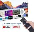 Voice Remote TCL Smart Android LED TV Remote with Google Assistant  & Netflix Button. 