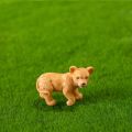 Gift Resin Cartoon Lion Figurines Brown Fairy Garden Miniature Lioness Statue Desktop Decoration Bonsai Ornament Mini Knickknacks. 