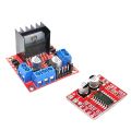 L298 New Dual H Bridge DC Stepper Motor Drive Controller Board Module L298N for Stepper Motor Smart Car Robot Plug-in Capacitor by Electrica. 