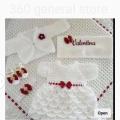 Woolen Baby Frock, Crochet Frock Full Set (Every Size And Color Available). 