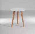 Coffee Table White Round Side Table. 
