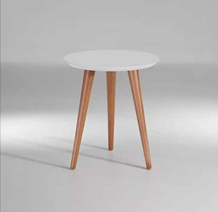 Coffee Table White Round Side Table