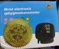 Digital Wrist Blood Pressure Monitor – Automatic Rechargeable BP Apparatus with Large LED Display, Heart Rate Pulse Tracker, and Portable Wrist Cuff. 