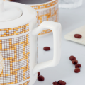 Ceramic teapot and cup set - teapot set for 2 persons - tea cup and kettle set Classy Design. 