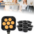 7/8 Inch Silicone Muffin Cake Cup Mould For Air Fryer 7 Cup Round Nonstick Muffin Cupcake Tin Tray Bakeware Mat Baking Tray Accessories 1p. 