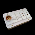 Electric Extension Board Wall Electric Board High Quality PVC Box & Fibar Sheet Piano Switch Sockets (5 Points). 