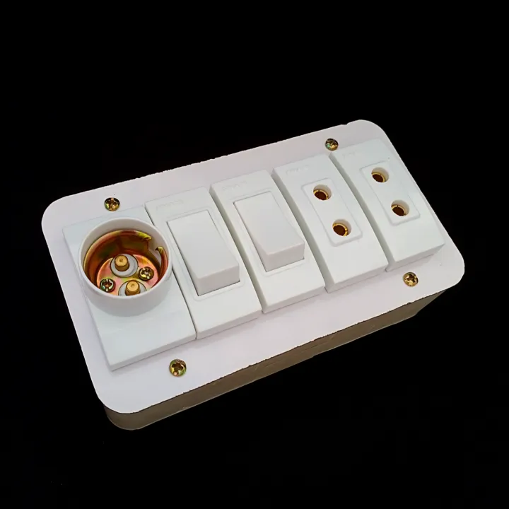 Electric%20Extension%20Board%20Wall%20Electric%20Board%20High%20Quality%20PVC%20Box%20&%20Fibar%20Sheet%20Piano%20Switch%20Sockets%20(5%20Points)%20-%20Image%203