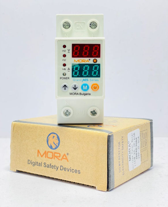 MORA 63A ADJUSTABLE VOLTAGE OVER AND UNDER PROTECTOR Upgraded Version