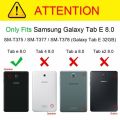 Samsung T377 Tab E 8" Tab Folio Book tablet Cover T377 TAB E 8" Tablet COVER. 