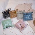 Women’s Transparent Chain Shoulder Bag Set, Jelly Handbag and Crossbody 2-Piece Fashion Purse Combo. 