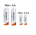 Sony Rechargeable Cell 1.2 V  (Size AA / AAA , Pack of 2 Cells). 