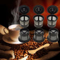 6Pcs Reusable Coffee Pod Filters Mesh Holder Replacements for Keurig K-Cup. 