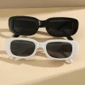 Classic Rectangle Frame Sunglasses for Women & Men| Vintage Small Square Sunglasses. 