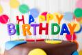 Multi Colours Wax Candles Happy Birthday Alphabet For Cake Decoration. 